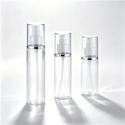 خالی شفاف پلاسٹک سپرے کی بوتلیں 100ml 120ml 150ml